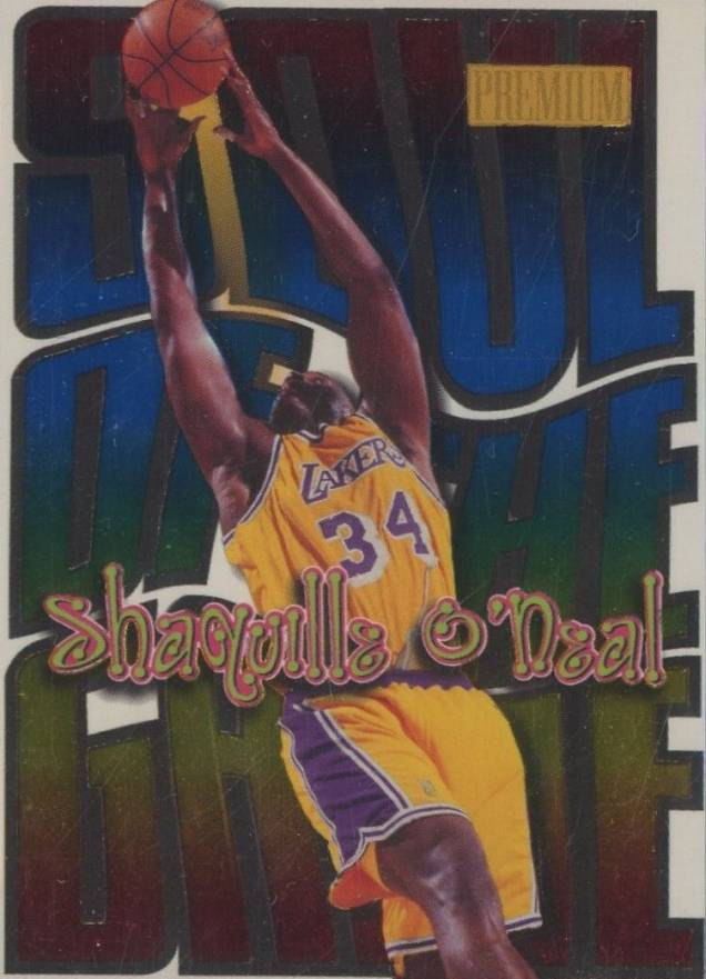 1998 Skybox Premium Soul of the Game Shaquille O'Neal #8 Basketball Card