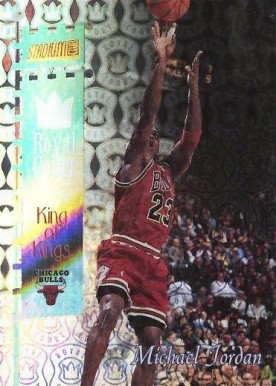 1998 Stadium Club Royal Court Michael Jordan #RC9 Basketball Card