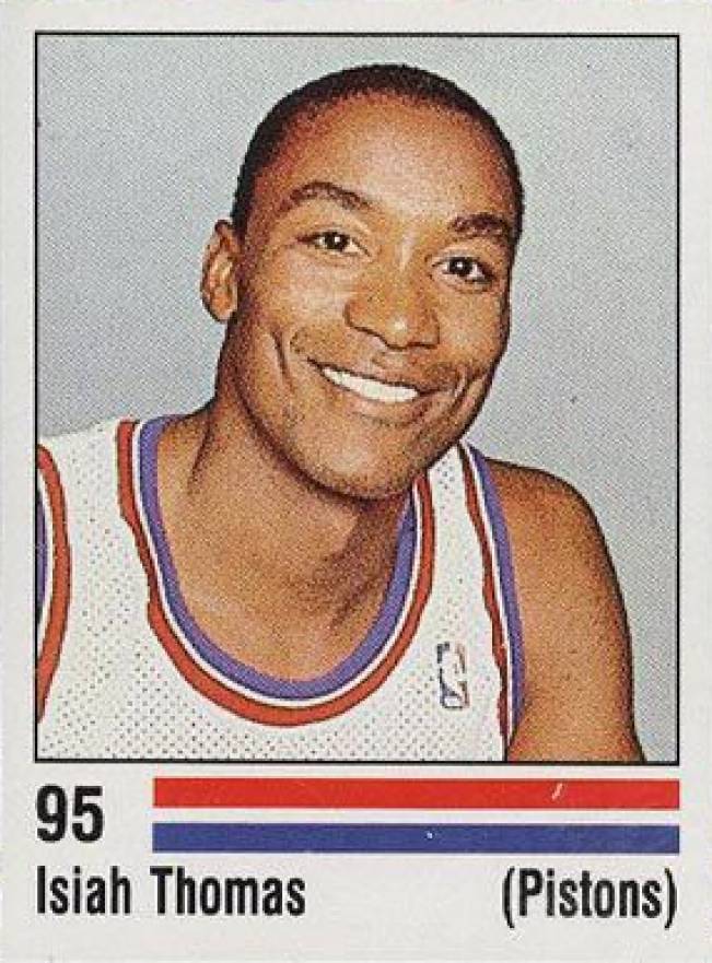 1988 Panini Spanish Sticker Isiah Thomas #95 Basketball Card