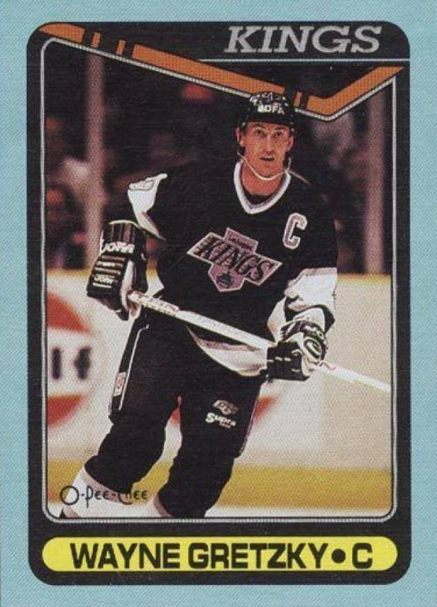 1990 O-Pee-Chee Box Bottoms-Hand Cut Wayne Gretzky #D Hockey Card
