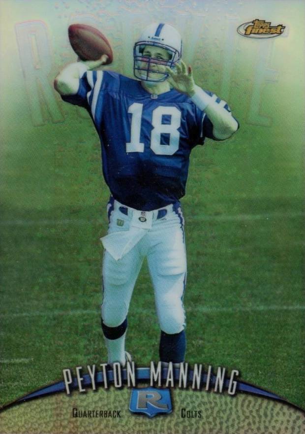 1998 Finest Jumbo Peyton Manning #2 Football Card