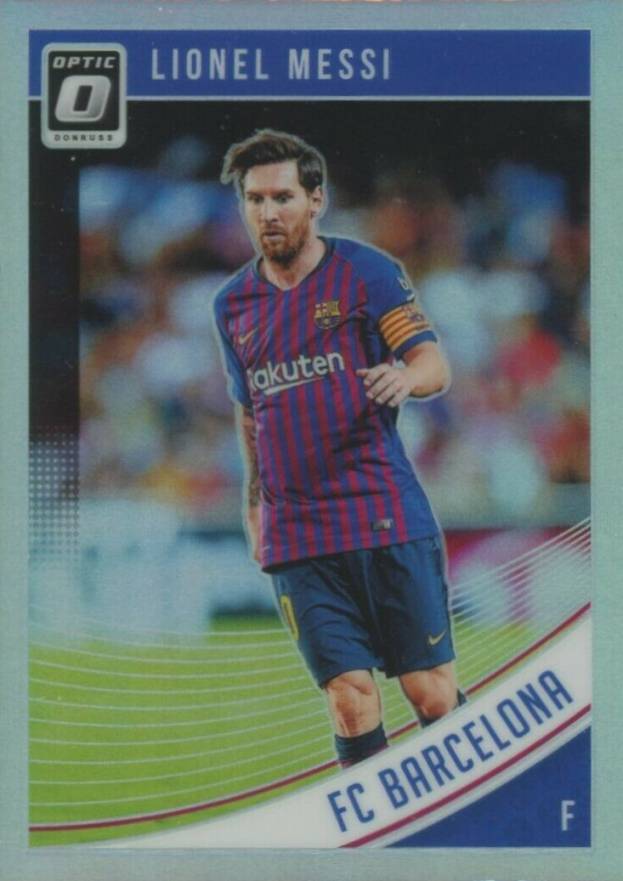 2018 Panini Donruss Lionel Messi #1 Soccer Card