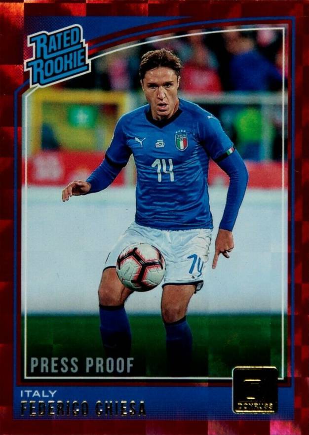 2018 Panini Donruss Federico Chiesa #192 Soccer Card