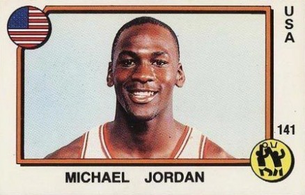 1988 Panini Supersport Italian Michael Jordan #141 Basketball Card