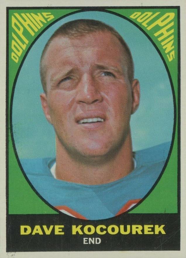 1967 Topps Milton Bradley Dave Kocourek #88 Football Card
