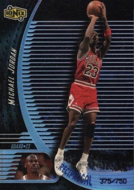 1998 Upper Deck Ionix Reciprocal Michael Jordan #R2 Basketball Card
