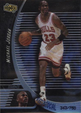 1998 Upper Deck Ionix Reciprocal Michael Jordan #R1 Basketball Card