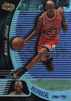 1998 Upper Deck Ionix Reciprocal Michael Jordan #R5 Basketball Card
