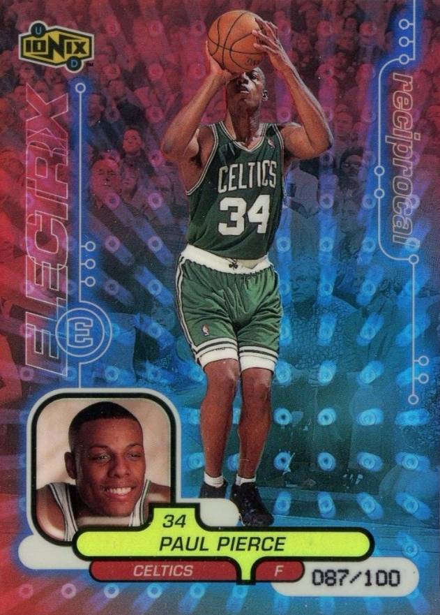 1998 Upper Deck Ionix Reciprocal Paul Pierce #R70 Basketball Card