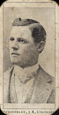 1903 Breisch-Williams (Type 1) !  Steinfeldt, 3B, Cincinnati #136 Baseball Card