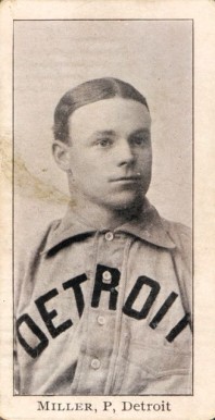 1903 Breisch-Williams (Type 1) !  Miller, P., Detroit #107 Baseball Card
