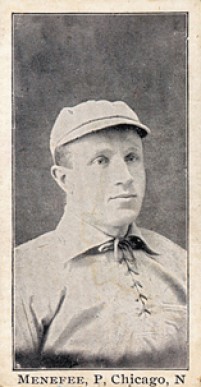 1903 Breisch-Williams (Type 1) !  Menefee, P., Chicago, N #105 Baseball Card