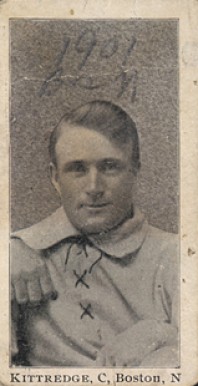 1903 Breisch-Williams (Type 1) !  Kittredge, C., Boston, N #84 Baseball Card