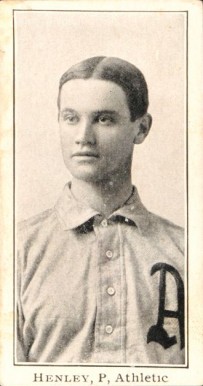 1903 Breisch-Williams (Type 1) !  Henley, P., Athletics #71 Baseball Card