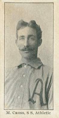 1903 Breisch-Williams (Type 1) !  M Cross, 3B, Athletics #28 Baseball Card