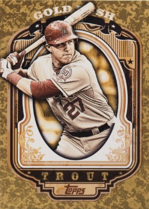 2012 Topps Gold Rush Wrapper Redemption Mike Trout #89 Baseball Card