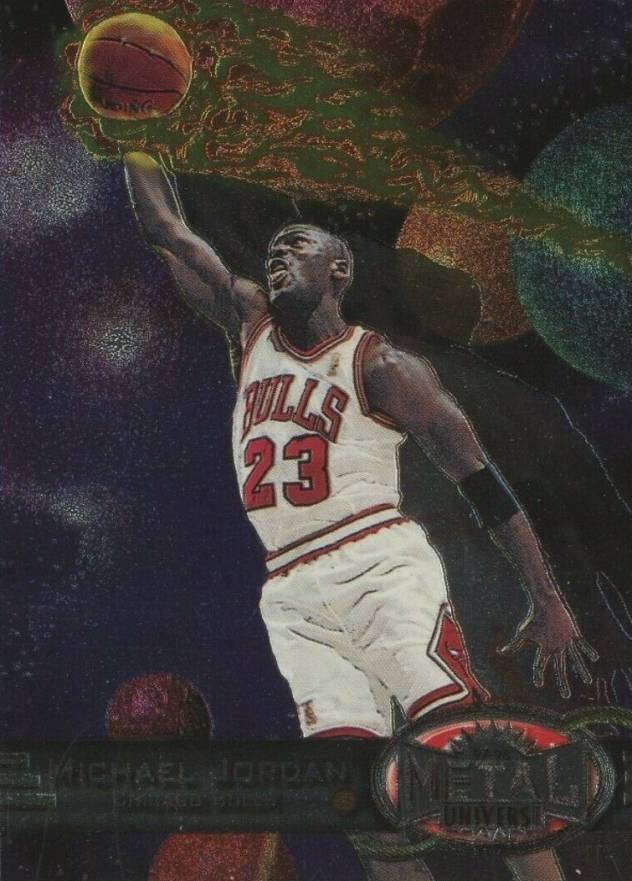 1997 Metal Universe Michael Jordan #23 Basketball Card