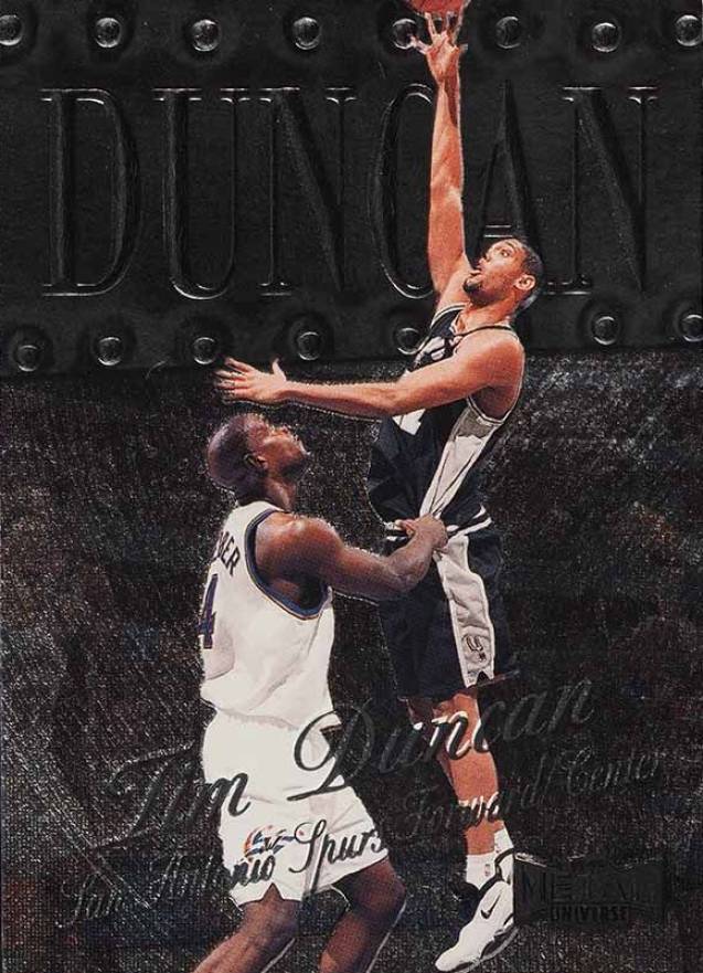 1998 Metal Universe Tim Duncan #35 Basketball Card