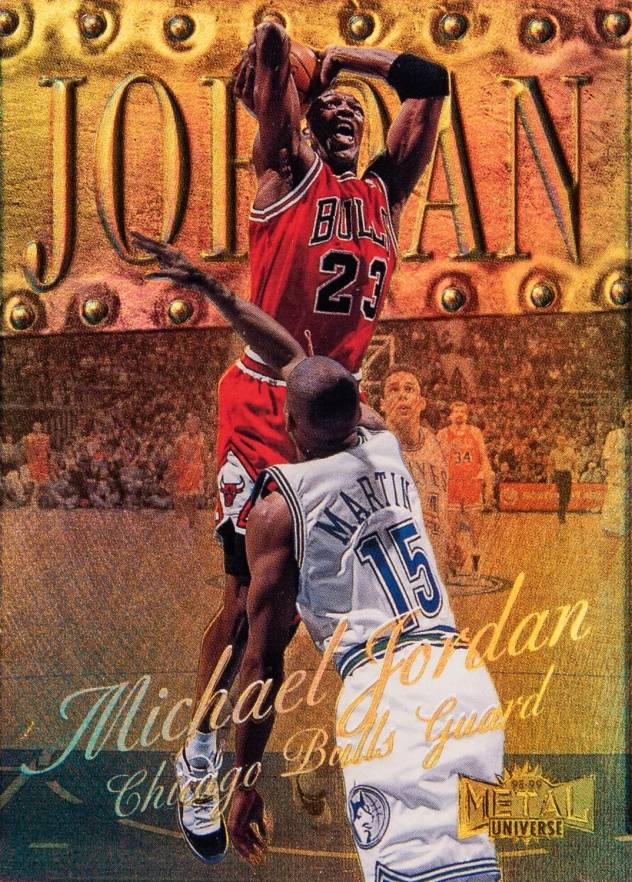 1998 Metal Universe Michael Jordan #1 Basketball Card