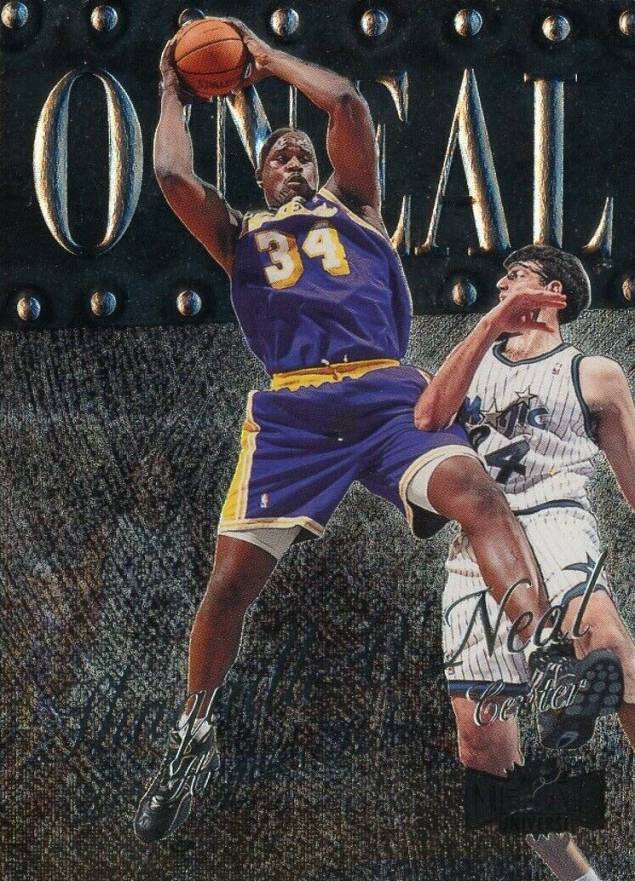 1998 Metal Universe Shaquille O'Neal #25 Basketball Card