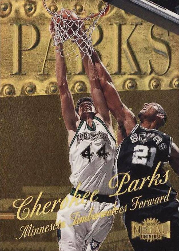 1998 Metal Universe Cherokee Parks #54 Basketball Card