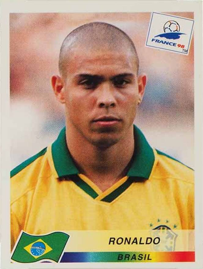 1998 Panini France '98 World Cup Ronaldo #28 Soccer Card