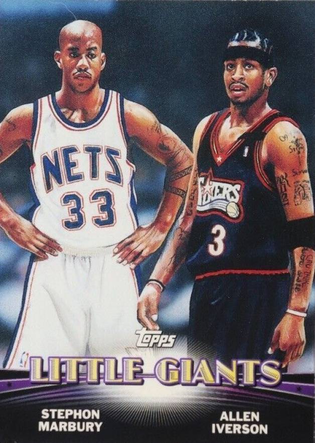 2000 Topps Combos 1 Allen Iverson/Stephon Maybury #TC2 Basketball Card