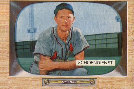 1955 Bowman Red Schoendienst #29 Baseball Card