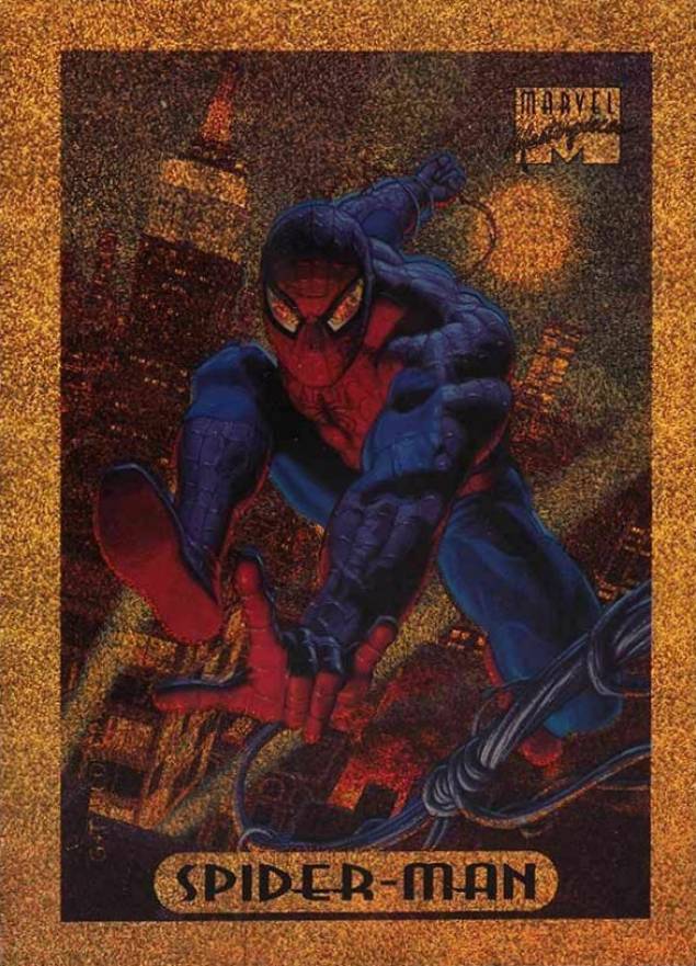 1994 Marvel Masterpieces Holofoil  Spider-Man #8 Non-Sports Card