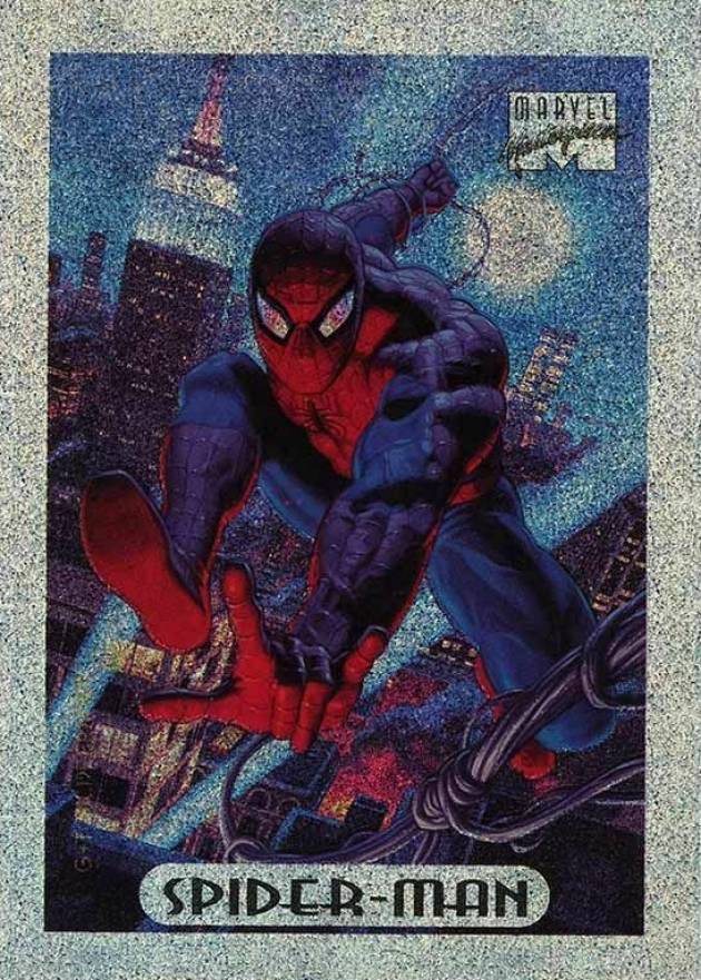 NM! 1994 Marvel Masterpieces Series 3 Holofoil Chase Card #5 of 10 Iron Man 