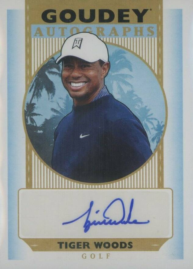 2019 Upper Deck Goodwin Champions Diamond Dealer Autograph  Tiger Woods #CDDTW Other Sports Card