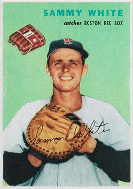 1954 Wilson Franks Sammy White # Baseball Card