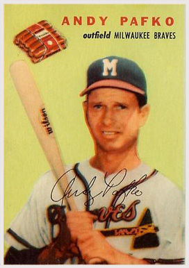 1954 Wilson Franks Andy Pafko # Baseball Card