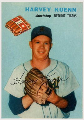 1954 Wilson Franks Harvey Kuenn # Baseball Card