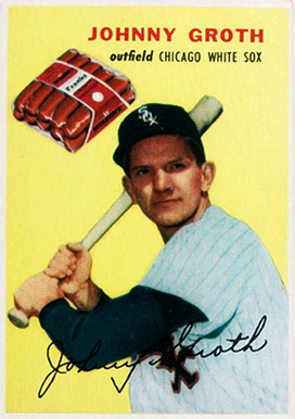 1954 Wilson Franks Johnny Groth # Baseball Card