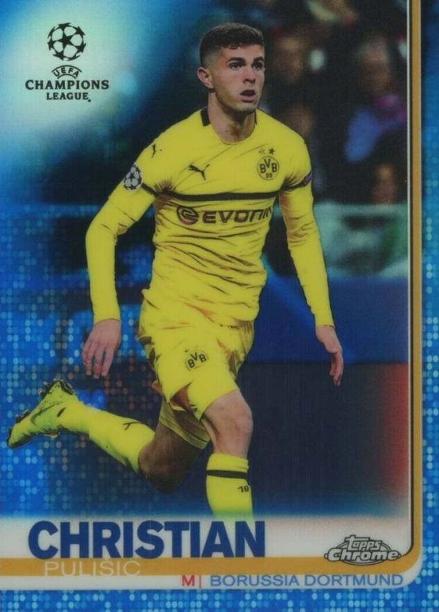 2018 Topps Chrome UEFA Champions League Christian Pulisic #23 Boxing & Other Card