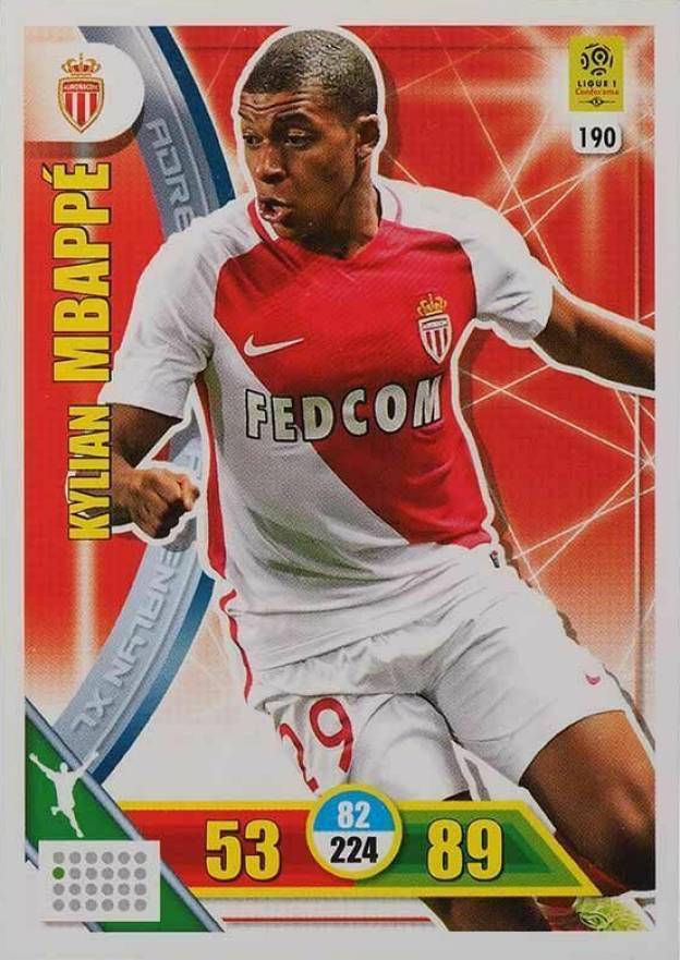 2017 Panini Adrenalyn XL Kylian Mbappe #190 Boxing & Other Card