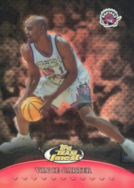 1999 Finest Team Finest Red Vince Carter #TF20 Basketball Card