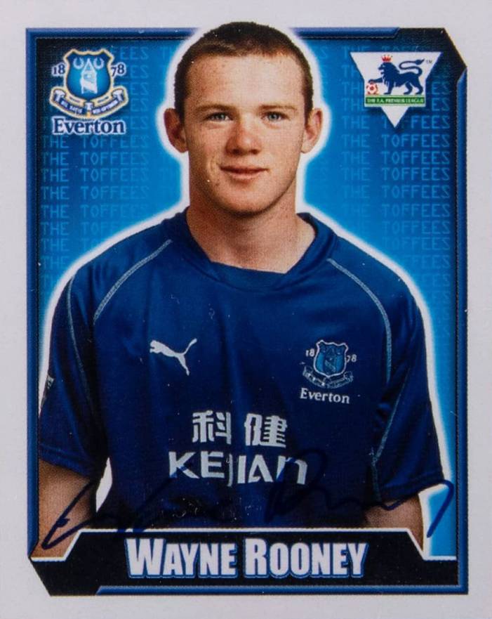 2002 Merlin F.A. Premier League Sticker Wayne Rooney #226 Soccer Card