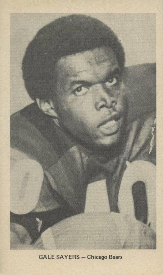 1971 Chicago Bears Team Issue Gale Sayers # Football Card