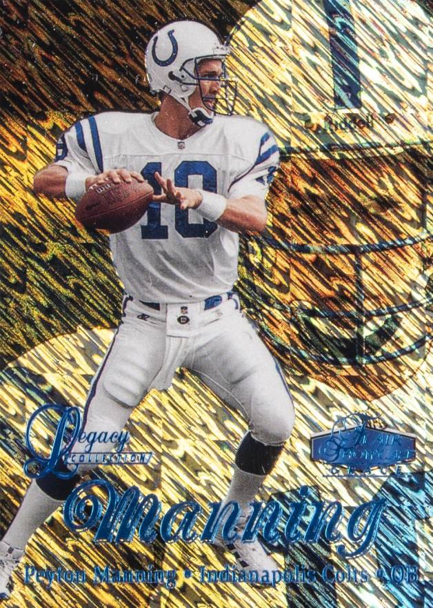 1998 Flair Showcase Legacy Collection Peyton Manning #3 Football Card