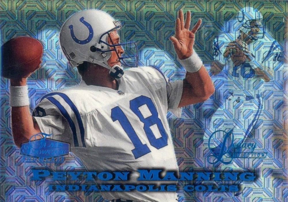 1998 Flair Showcase Legacy Collection Peyton Manning #3 Football Card