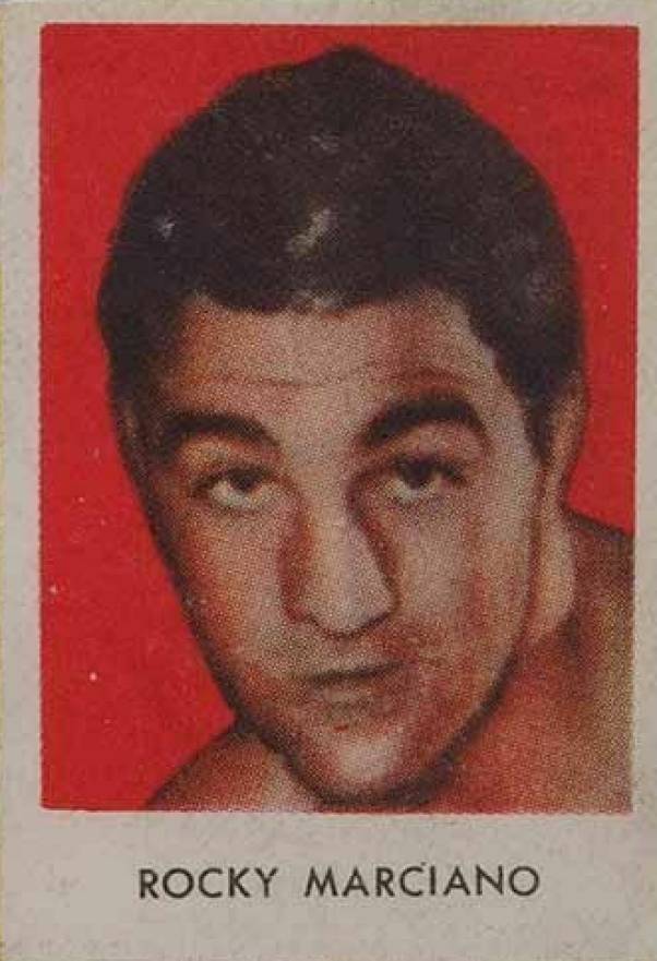 1956 Swedish Rekord Journal-Hand Cut Rocky Marciano # Other Sports Card