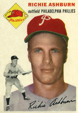 1954 Topps Richie Ashburn #45 Baseball Card