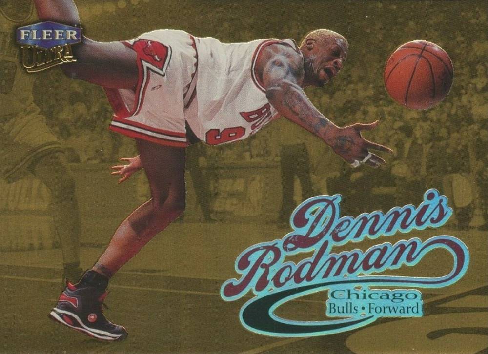 1998 Ultra Gold Medallion Dennis Rodman #80G Basketball Card