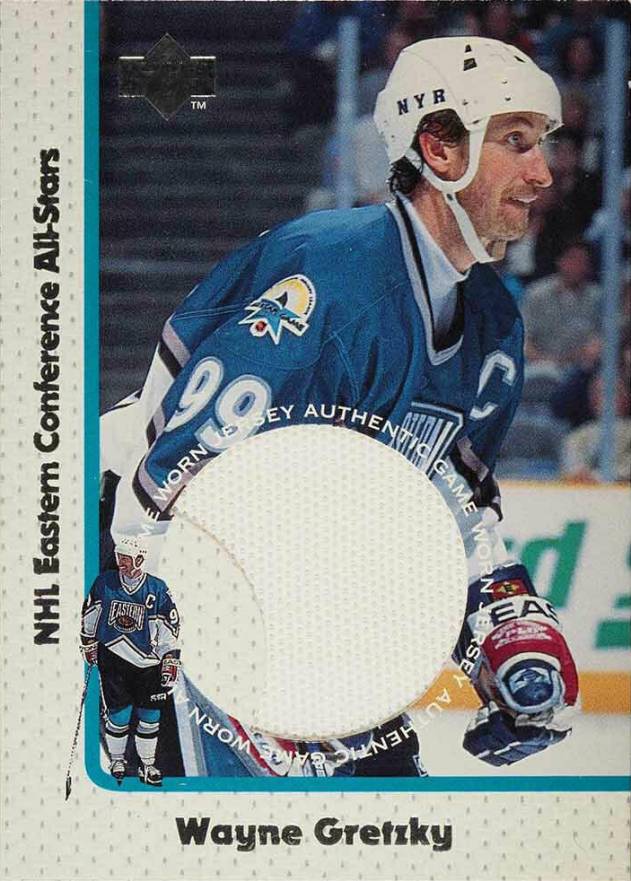 1997 Upper Deck Game Jersey Wayne Gretzky #GJ8 Hockey Card