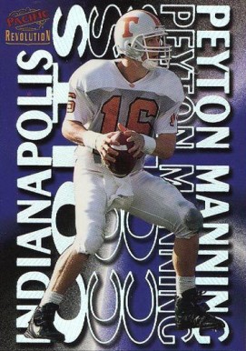 1998 Pacific Revolution Showstoppers Peyton Manning #16 Football Card