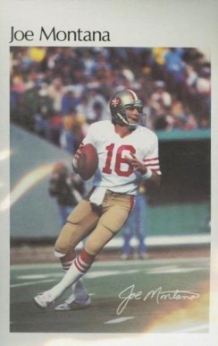 1982 Sears Roebuck Joe Montana #11 Football Card