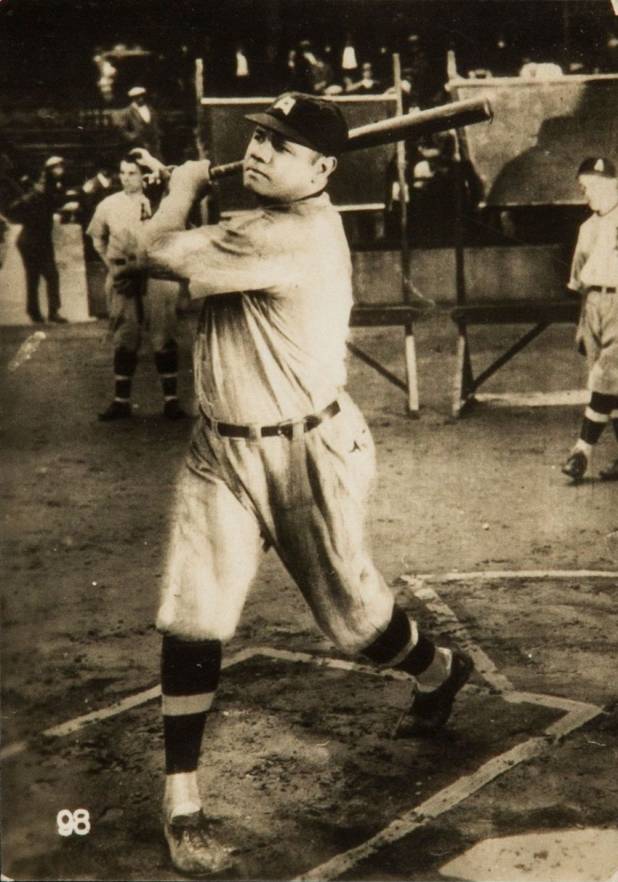 1928 Sociedade Industrial, Angola Sports Series Babe Ruth #98 Baseball Card