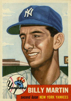1953 Topps Billy Martin #86 Baseball Card